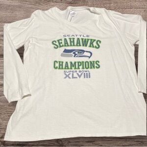 Seattle Seahawks Super Bowl shirt women’s size XL